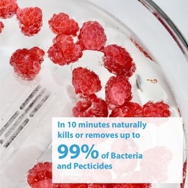 ETONVILLE Fruit and Veggie Cleaner Device | Pesticide, Bacteria and Hormone Remover | Fruit Washer with Water | Vegetable and Produce Purifier