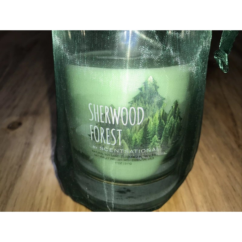Scentsational Natural Soy Wax Candle 11 oz Sherwood Forest In