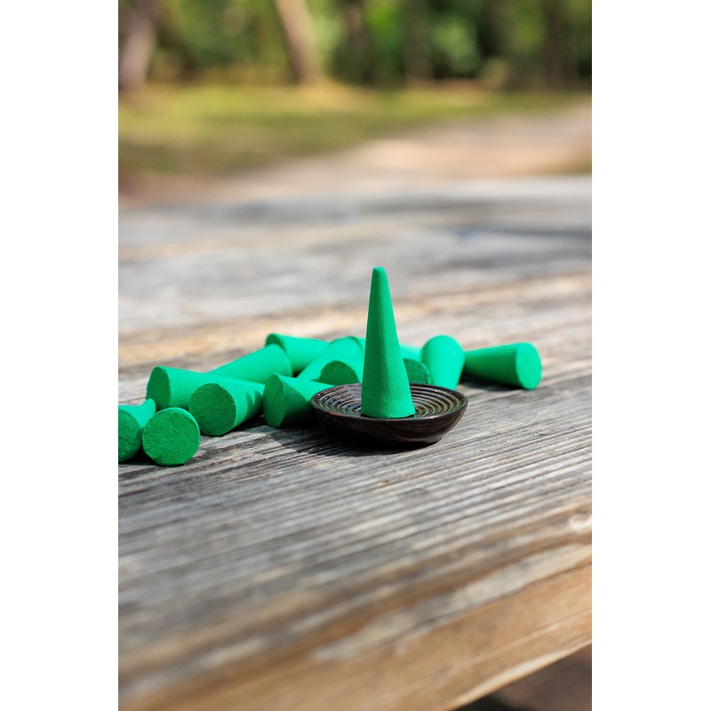 Mosquito Guard 45pcs Mosquito Repellent Incense Cone with 2 Ceramic
