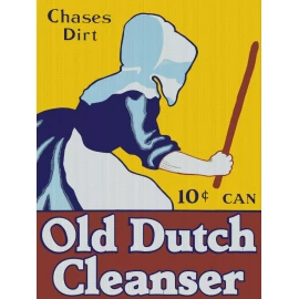 Old Dutch Cleanser 9" x 12" Metal Sign
