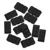 TOYMYTOY 20pcs Drawer Slide Stoppers with Rubber Shock Absorbing Bumpers