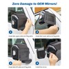 JOYTUTUS Towing Mirrors Extensions Compatible with 2018-2026 Wrangler JL/JLU &