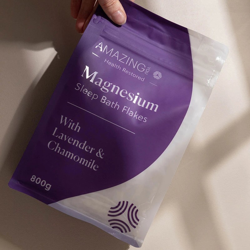 Amazing You Magnesium Sleep Bath Flakes, 800g