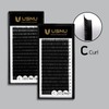 Us & U Matte Eyelash Extensions C Curl Standard Type 0.15T 13mm