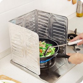 NUOLUX Range Guard, Oil Splash Guard, For Gas Stoves, Oil Splash Prevention, Heat Resistant, Kitchen, Oil Splashing Guard, Easy to Clean (33.1 x 12.8 inches (84 x 32.5 cm)