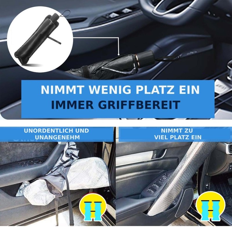 Umbrella Sun Protection for Car Window 125 x 65 cm