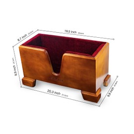 Afatatara Mahogany-tone Cello Box Stand