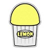 Lemon Flavor Italian Ice Decal Shaved ice cart Stand