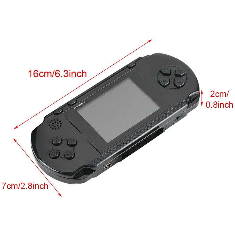 PXP3 Slim Station 16 Bit Portable Handheld Game Player Video