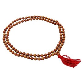 inCAREofGOD Religious Prayer Beads Sandalwood Japa Mala Rosery Mala Beads