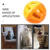 BESPORTBLE Cat Balls with Bells: 10Pcs Plastic Jingle Cat Toy