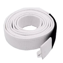 FANCYPUMPKIN BJJ Belt Brazilian BJJ Gi Training Clothing Jiu Jitsu Belt -White Belt Size M4