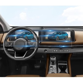 BIBIBO 4Pcs for 2025 Nissan Murano Screen Protector 2025 Nissan Murano SV/SL/Platinum Dual 12.3" Display [Anti-Glare Anti-Scratch Ultra-Clear] 2025 Nissan Murano Accessories