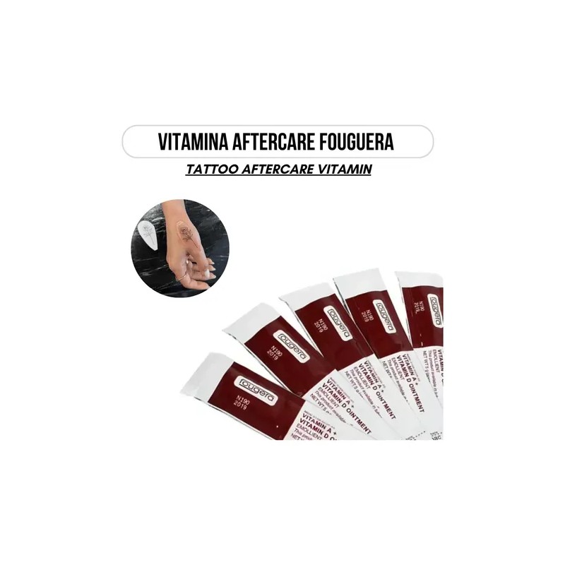 Fougera Crema Vitamina A + D Tatuaje Microblading 100 Pzs