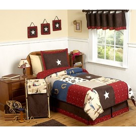 4pc Queen Sheet Set for Wild West Cowboy Bedding Collection by Sweet Jojo Designs