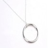 1Pc Silver Ring and Chain (Large Ring) Magic Tricks Metal