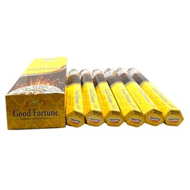 Govinda Incense - 120 Incense Sticks, Premium Incense, Masala Coated (Good Fortune)