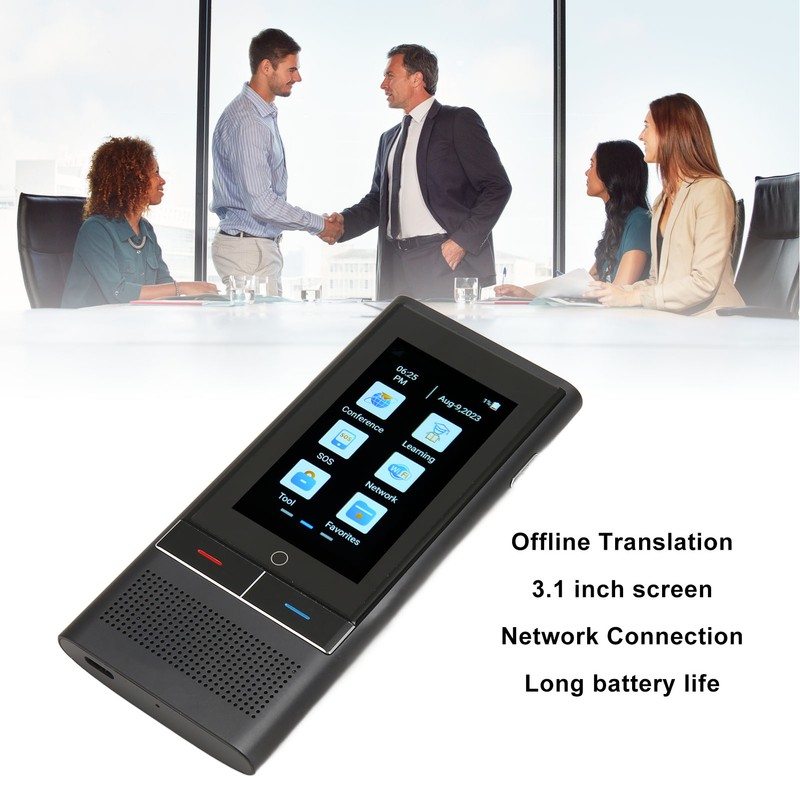 Language Translator Device 138 Languages 3.1 Inch Touchscreen Image Translation