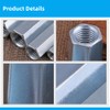 Jeanoko 5pcs M8 x 50 Long Rod Nut Hexagonal Sleeve