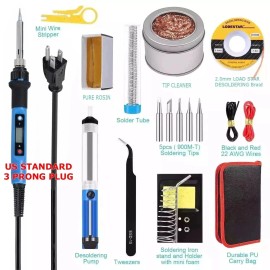 Unbranded 80W Electric Soldering Iron Welding Gun Tool Kit Solder Wire Desoldering Pumps
