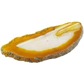 mookaitedecor Polished Agate Slices Geode Top Drilled Pendant Slice for Jewelry Making Pack of 12