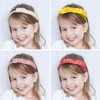 7Rainbows Rose Pink Toddler Headband Knotted Bow Headband for Girls