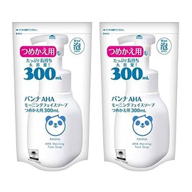 Panna AHA Morning Face Soap Refill, 10.1 fl oz (300 ml) x 2