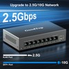 GoodTop 8 Port 2.5Gb Unmanaged Ethernet Switch with 10G SFP+,60Gbps