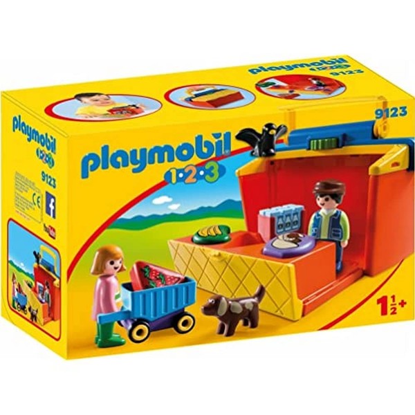 Playmobil Take Along Market Stall Building Set