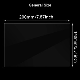 AORITA3D 5 piezas de película Fep 200x140x0,15mm para Mars Mars 2 Pro Mars 3 ANYCUBIC Photon/Photon Mono 4K Creality Halot-one/LD-002R/LD-002H LCD Resina Impresora 3D Fep Reemplazo