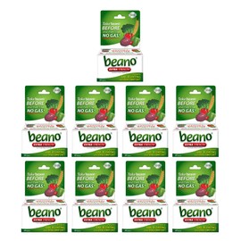 Beano Extra Strength, Digestive Enzyme Supplement, Prevents Gas, Bloating and Discomfort (Packaging May Vary) 30 Count Each (Pack of 9)