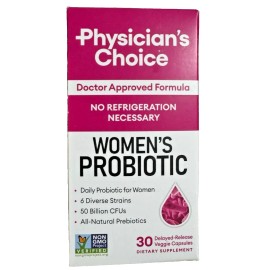 2x 30ct Physician's Choice Probiotic for Women - 60 Capsules Exp. 03/2026+