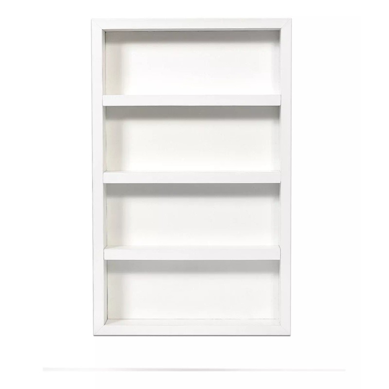 Harta Madera 2 Esmalteros Organizador Maquillaje Jugueteros Minimalista