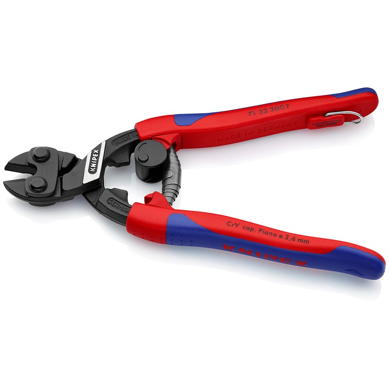 Knipex CoBolt® Compact Bolt Cutter black atramentized, with slim multi-component