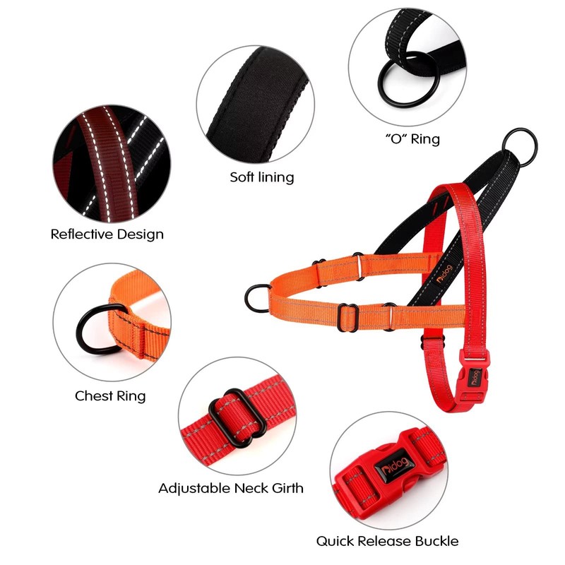 Didog No Pull Dog Harness with Soft Padded Handle, Quick