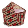 2 1/2" X 10 Yards Hearts & Polka Dots Natural Ribbon