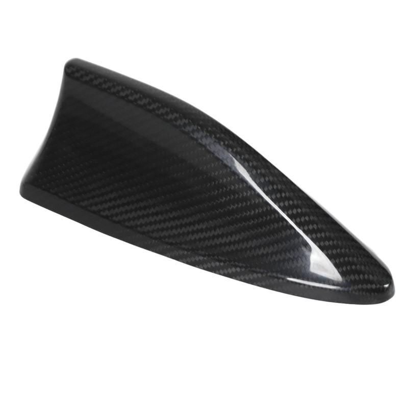 Shark Fin Antenna Cover Black Self Adhesive Carbon Fiber Decoration