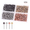 iwobi Pack of 800 Card Nail Plastic Head Push Pins