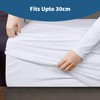Oxford Homeware Waterproof Mattress Protector – Dust & Mite Proof