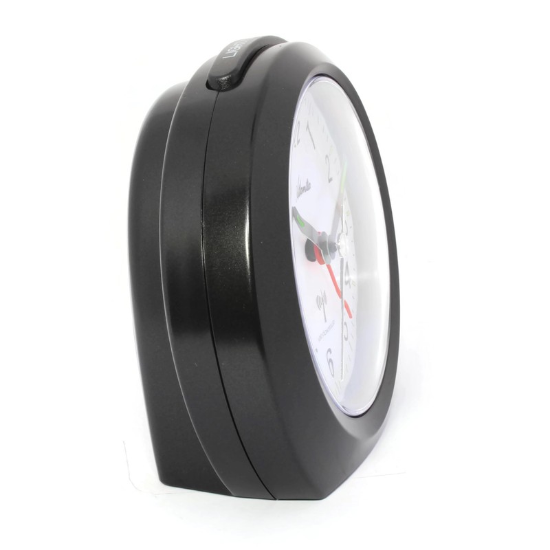 Radio Alarm Clock without Ticking with Light Snooze Luminous Hands
