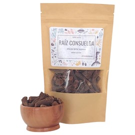 Pasión Orgánica - RAÍZ DE CONSUELDA ORGÁNICA deshidratada 100% natural herbolaria - Raíz consuelda