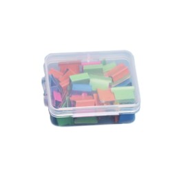50 Pieces Multicolor Binder Clips, Reusable Clips, Paper Clam Clips for Attaching Loose Sheet Paper, Bookbinding Documents Office Home School
