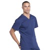 Cherokee Scrubs for Men Workwear Professionals V-Neck Four-Pocket Scrub Top