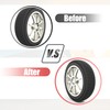 ACROPIX 54.1mm to 56.1mm Universal Car Hub Centric Rings Silver