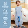 MICHLEY Baby Sleeveless Sleeping Bag with Feet, Unisex Toddler Sleeping