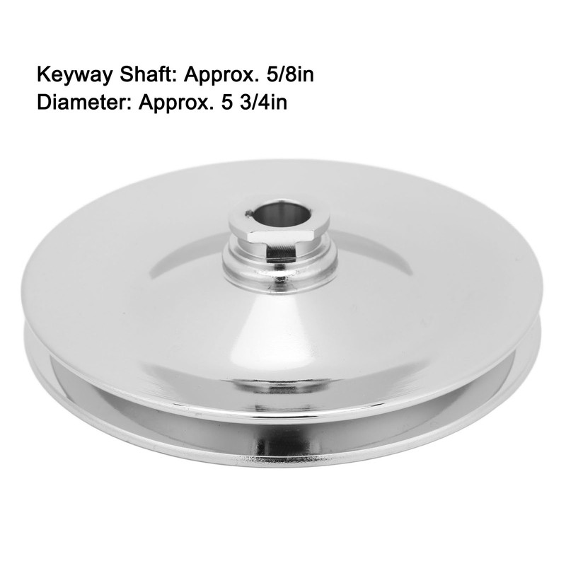 Single Groove Power Steering Pulley 5/8in Keyway Shaft 8948 Replacement