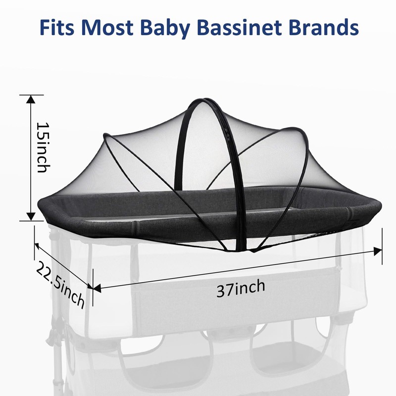 Bassinet Mosquito Net Cover to Keep Cats & Bugs Out