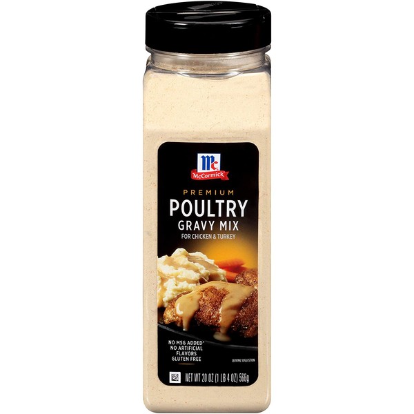 McCormick Premium Poultry Gravy Mix, 20 oz