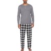 Ekouaer Men's Pyjamas Sets Long Sleeve Pjs Soft Loungewear Winter