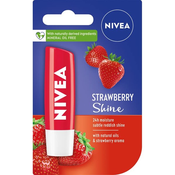 NIVEA Strawberry Shine Nourishing Lipstick 4.8g